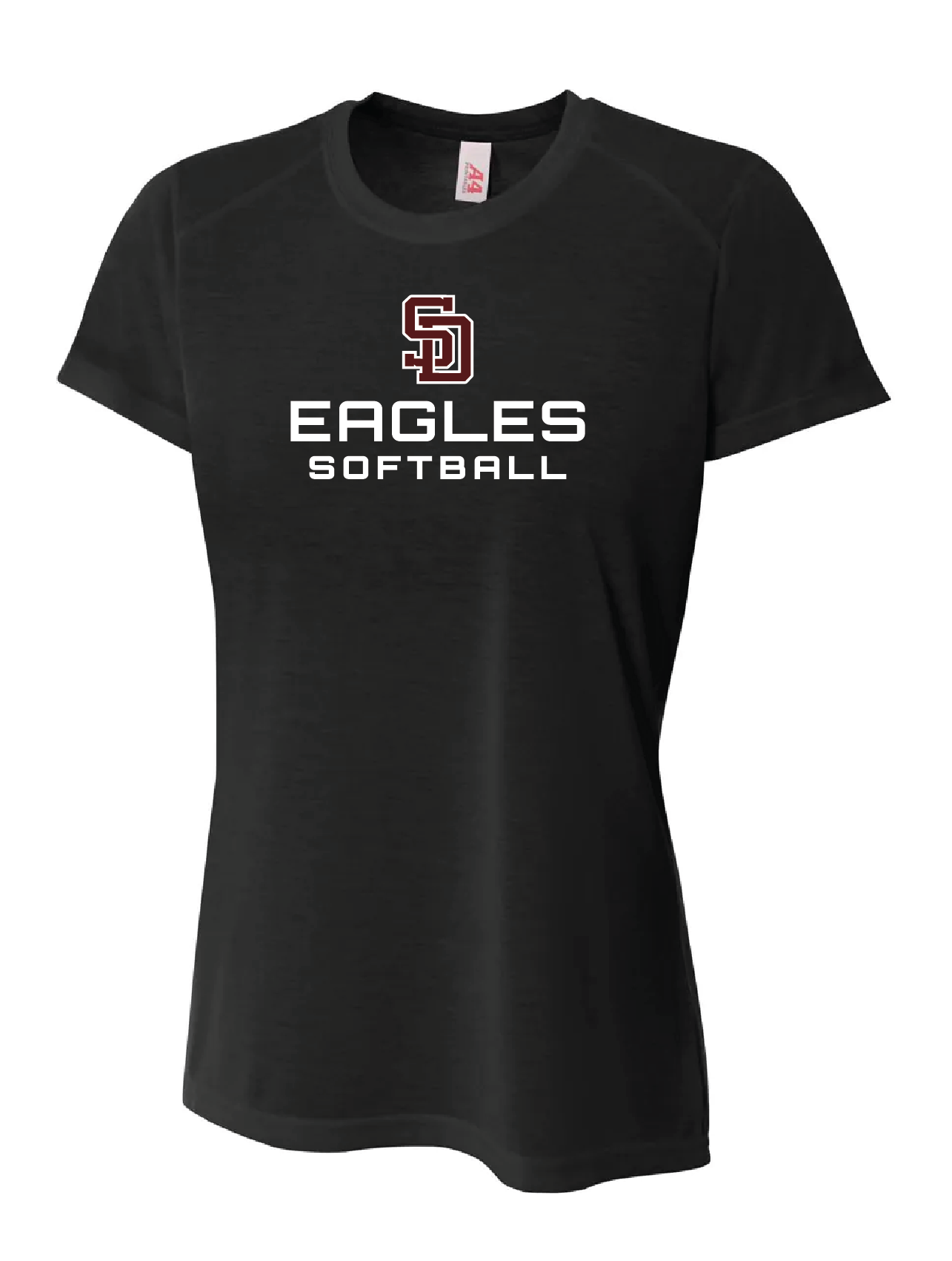 SD EAGLES SOFTBALL WOMEN'S CUT T-SHIRTS - V1
