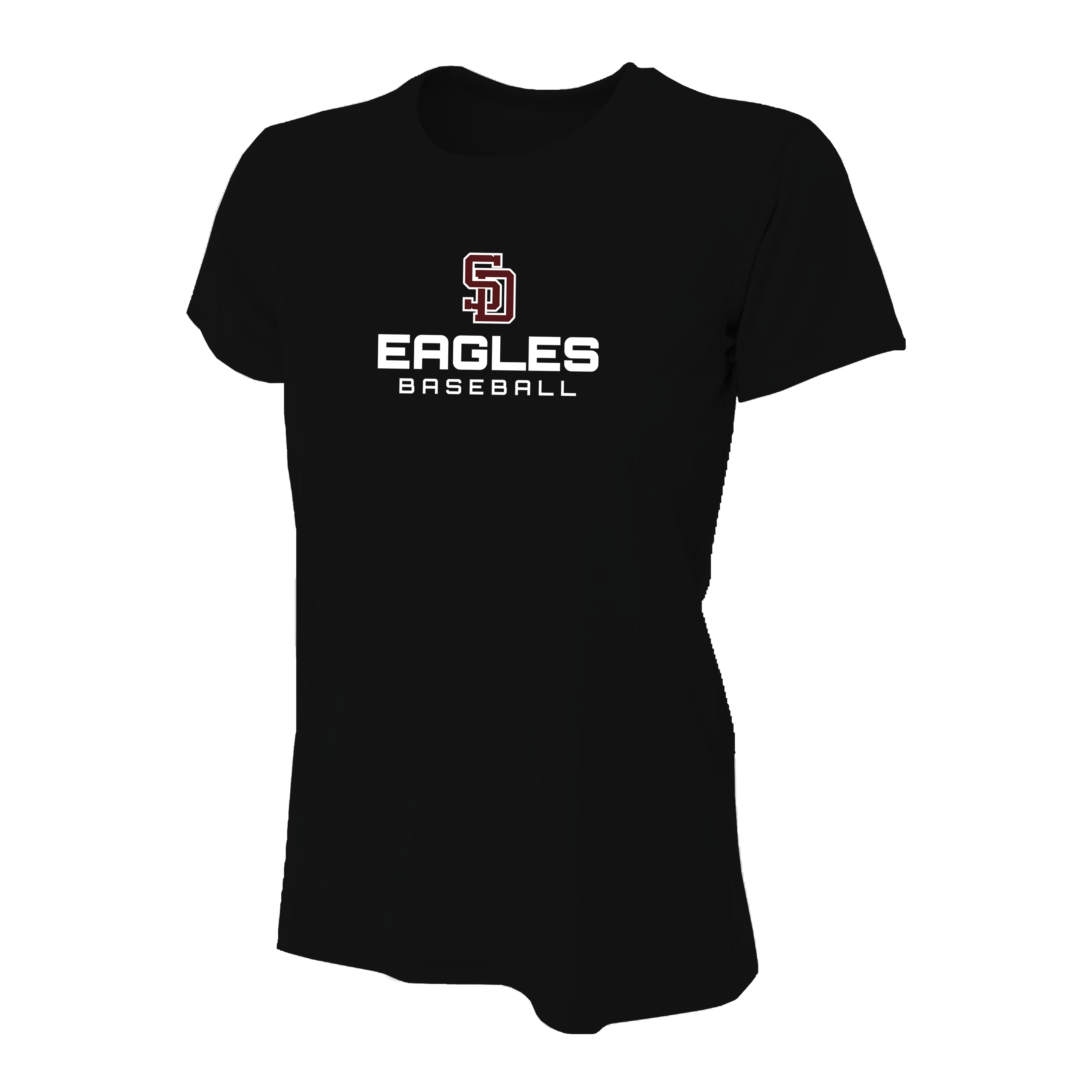 SD EAGLES BASEBALL WOMEN'S CUT T-SHIRT - V1