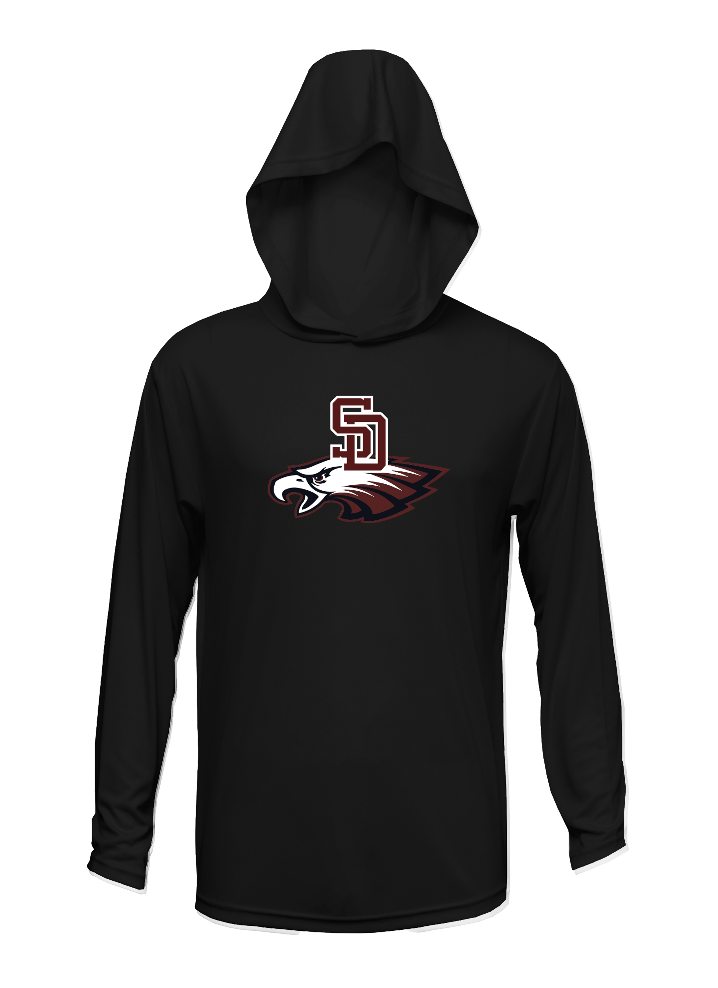 SD EAGLES BASEBALL UNISEX LONG SLEEVE LIGHTWEIGHT HOODIES - V2