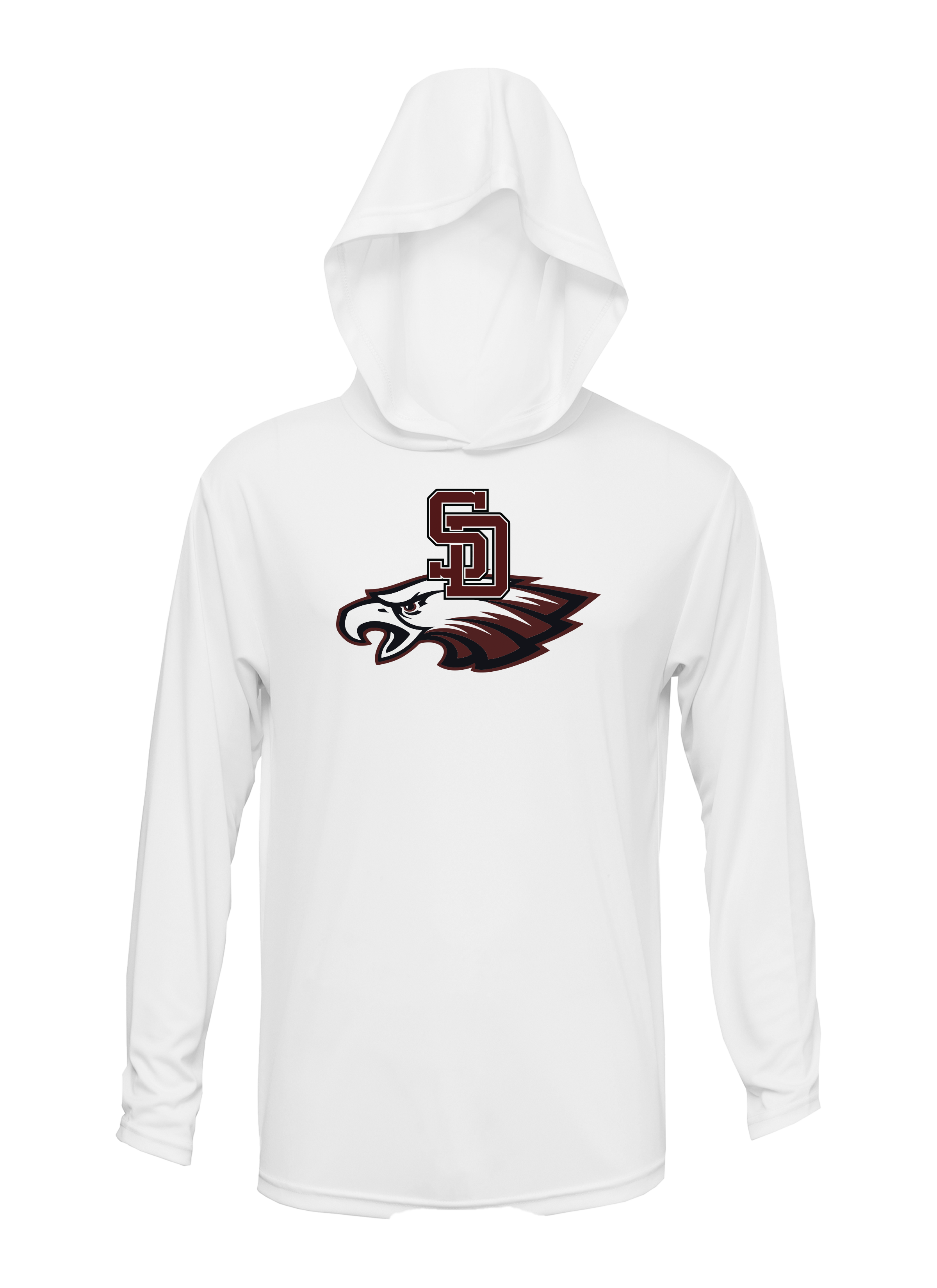 SD EAGLES BASEBALL UNISEX LONG SLEEVE LIGHTWEIGHT HOODIES - V2