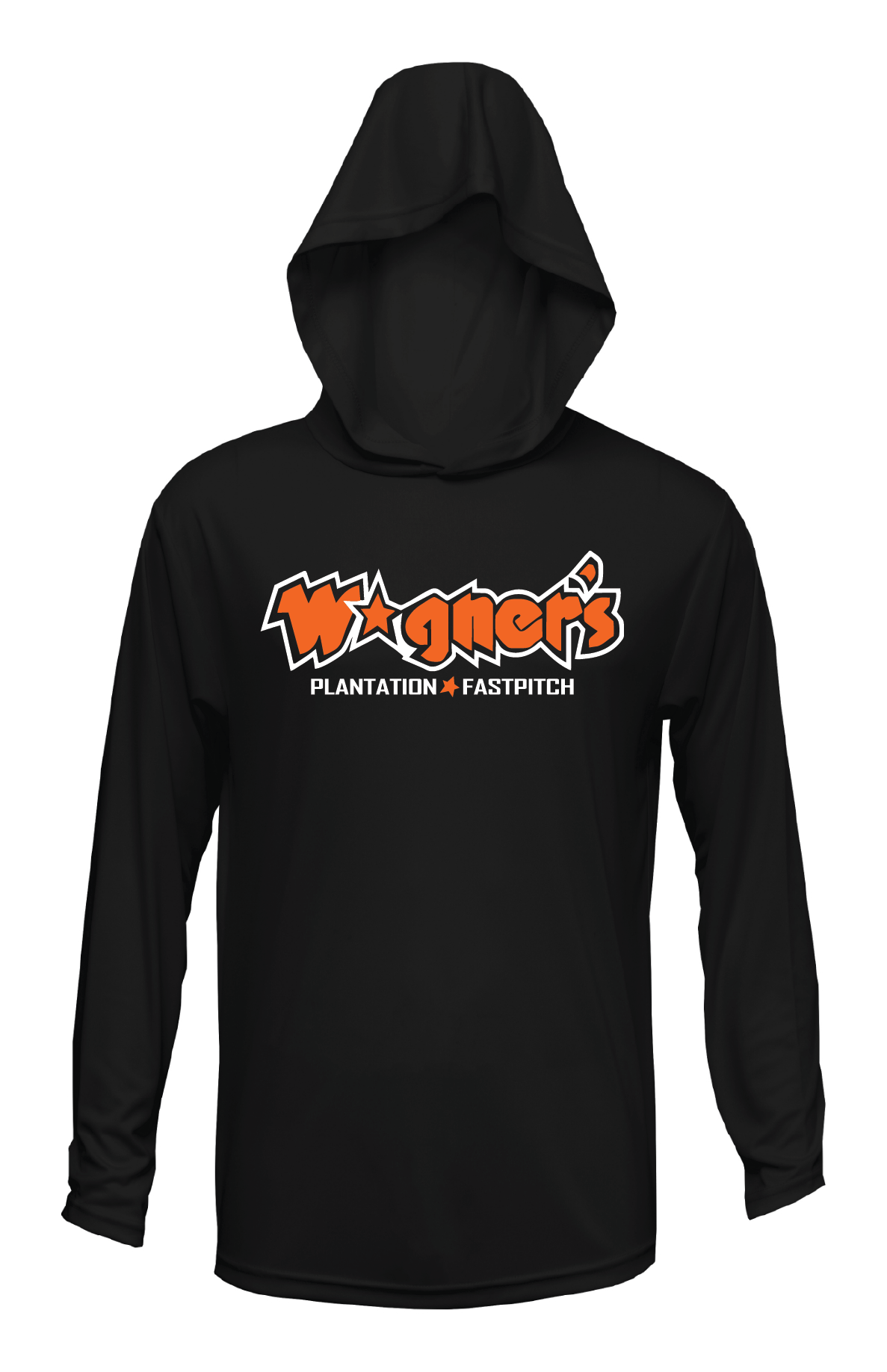 WAGNERS FASTPITCH SOFTBALL UNISEX LONG SLEEVE LIGHTWEIGHT HOODIES - V1