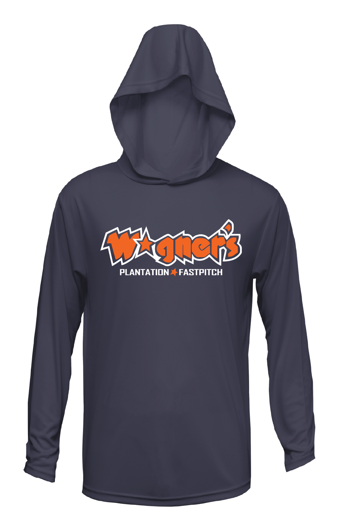 WAGNERS FASTPITCH SOFTBALL UNISEX LONG SLEEVE LIGHTWEIGHT HOODIES - V1