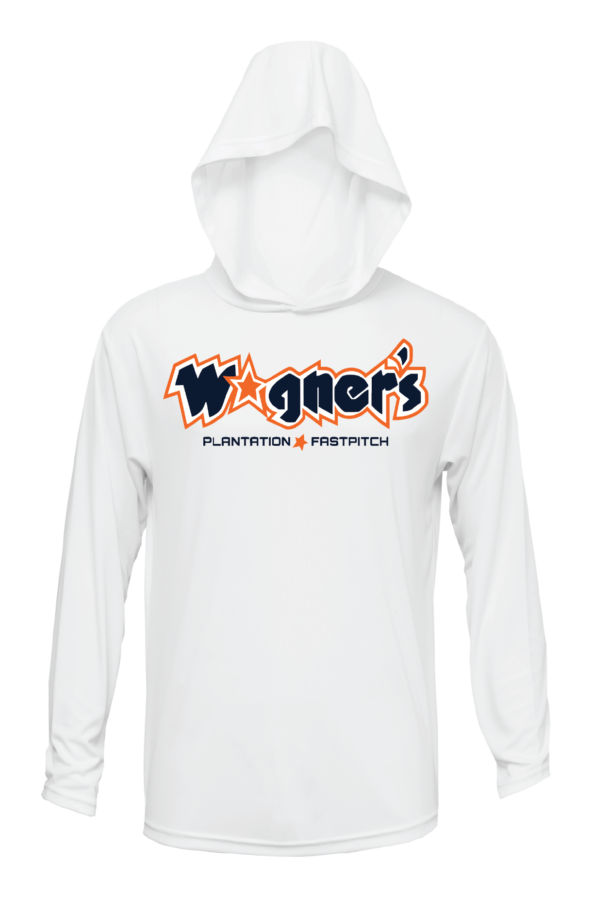 WAGNERS FASTPITCH SOFTBALL UNISEX LONG SLEEVE LIGHTWEIGHT HOODIES - V1